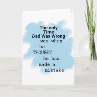 Presents For Dad From Daughter In Law Card