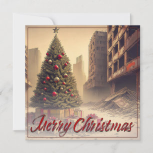 Presents Under a Tree in a Toxic Apocalyptic World