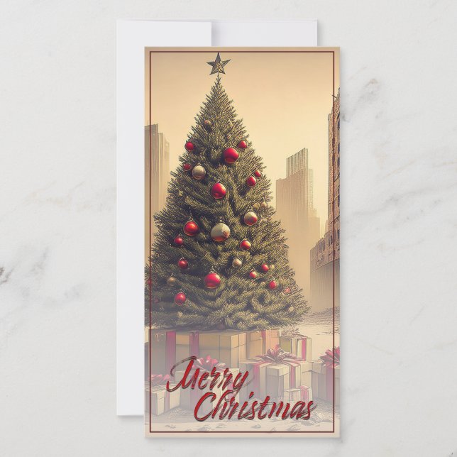 Presents Under a Tree in a Toxic Apocalyptic World (Front)