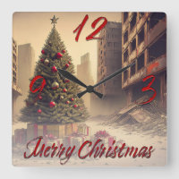 Presents Under a Tree in a Toxic Apocalyptic World