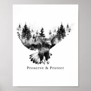Preserve & Protect Environmental Protection Cl Poster