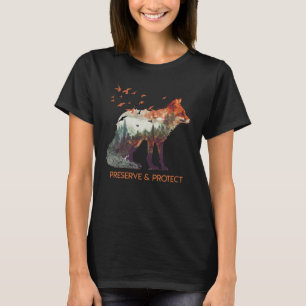 Preserve and Protect Save Earth Day Animal welfare T-Shirt