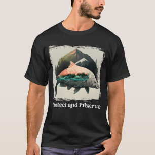 Preserve & Protect Vintage National Park salmon sa T-Shirt
