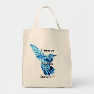 Preserve, recycle, sustain wine tote