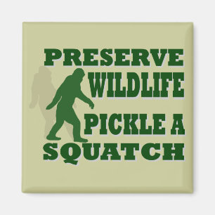 Preserve wildlife pickle a squatch magnet