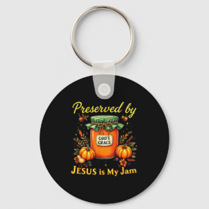 Preserved By God’s Grace Jesus Jam Strawberry Cute Keychain