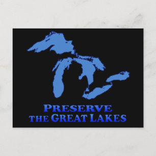 Préserver les Grands Lacs - Carte postale