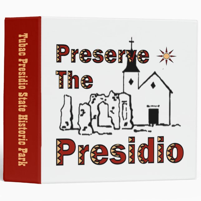 Préservez le classeur de Presidio (Devant/Côté)