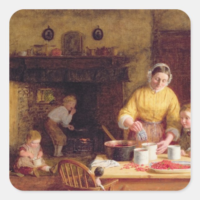 Preserving Jam Square Sticker (Front)