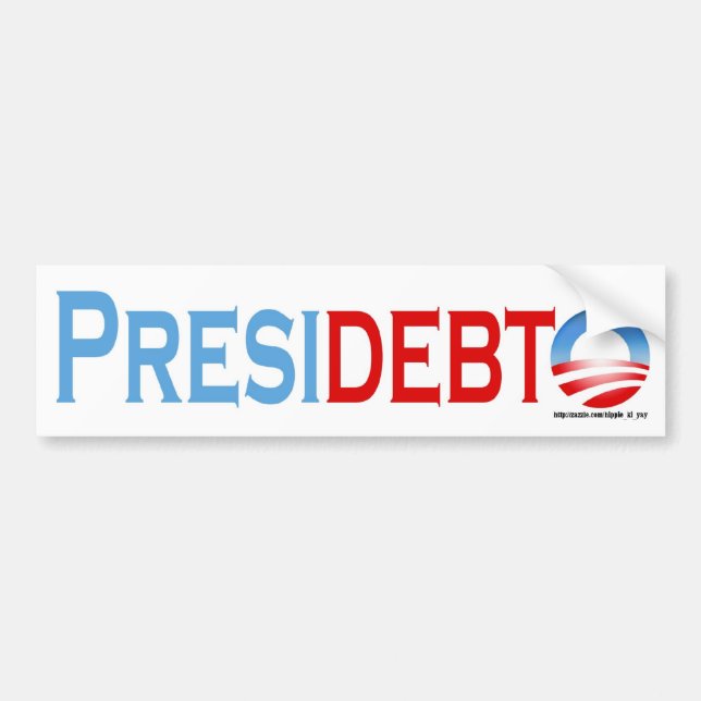 Presidebt Bumper Sticker (Front)