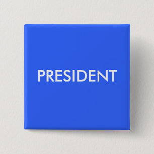 PRESIDENT 2 INCH SQUARE BUTTON