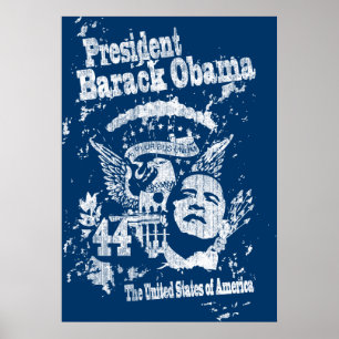 President 44 Vintage Poster