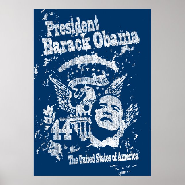 President 44 Vintage Poster (Front)