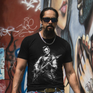 President Abraham Lincoln Playing Guitar T-Shirt