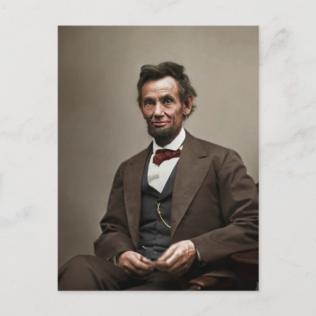 President Abraham Lincoln Postcard (Front)