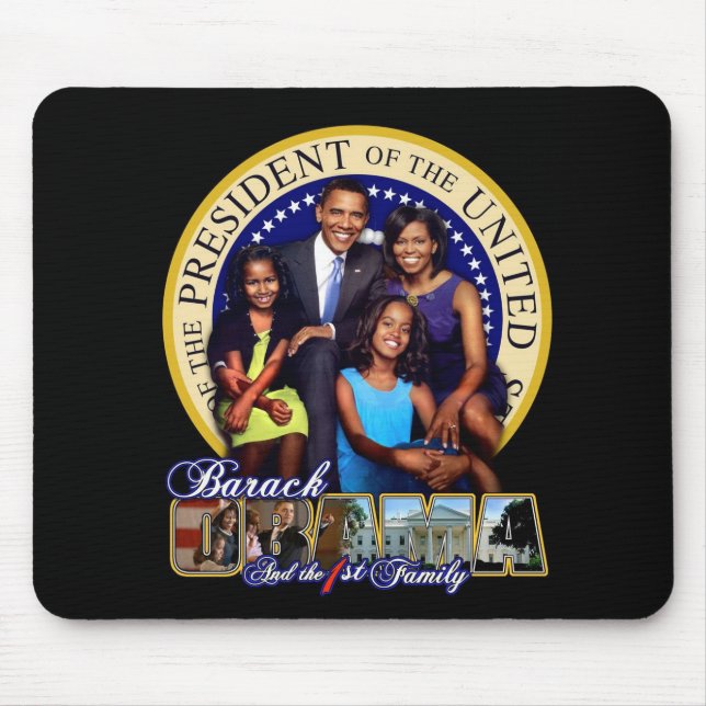 President and 1st Family Mouse Pad (Front)
