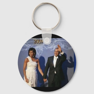 President and First Lady Obama Inauguration Ball Keychain