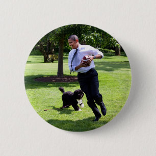 President Barack & Bo Obama 2 Inch Round Button