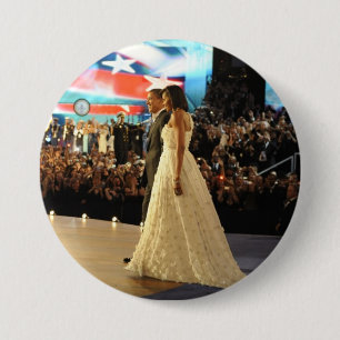 President Barack & Michele Obama 3 Inch Round Button