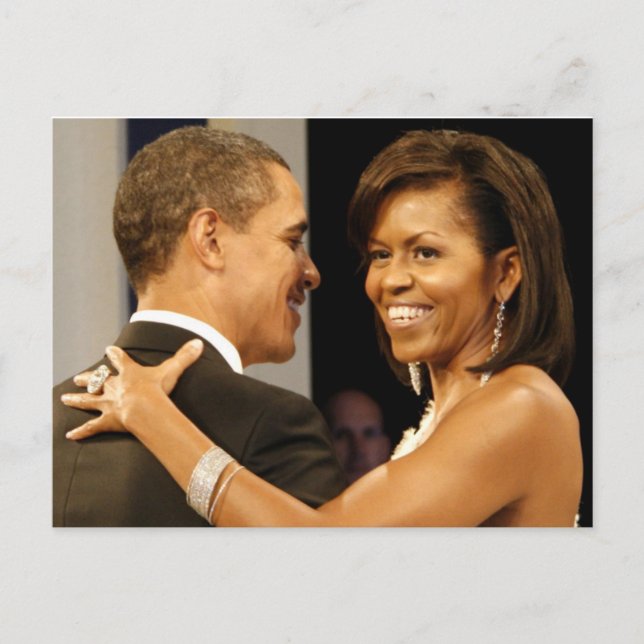 President Barack & Michele Obama Postcard (Front)