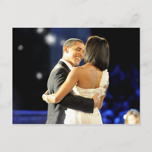 President Barack & Michele Obama Postcard (Front)