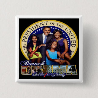 President Barack Obama '08 2 Inch Square Button