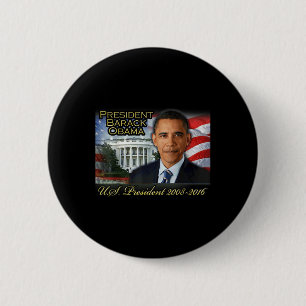 President Barack Obama 2008-2016 U.s. President 2 Inch Round Button