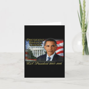 President Barack Obama 2008-2016 U.s. President  Card
