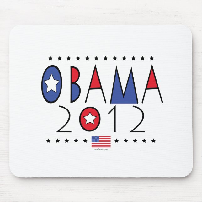 President Barack Obama 2012 Gear Mouse Pad (Front)