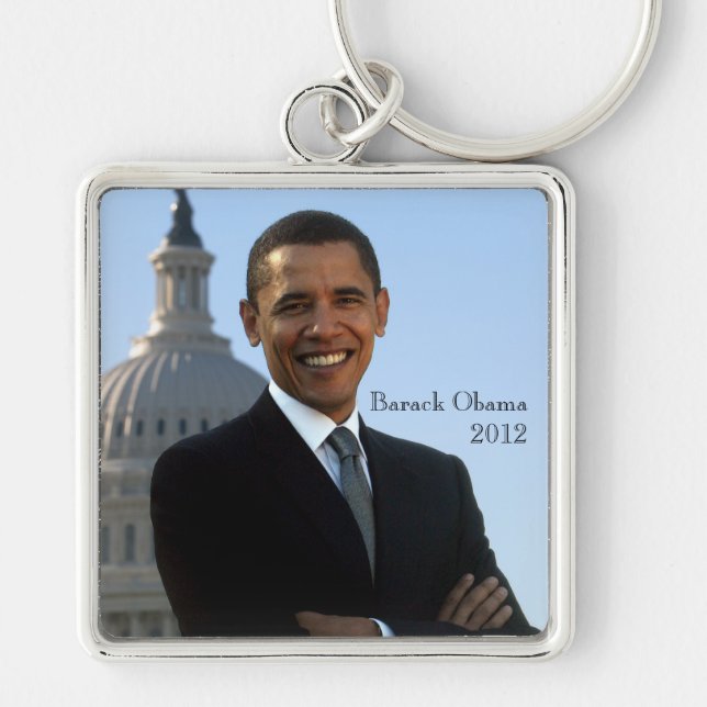 President Barack Obama 2012 Keychain (Front)