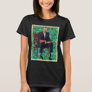 President Barack Obama 2028 Portrait Patriotic Dem T-Shirt