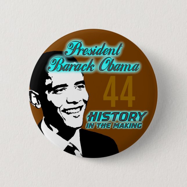 President Barack Obama 2 Inch Round Button (Front)