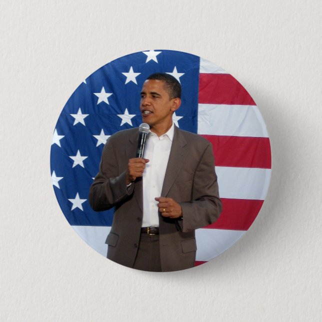 President Barack Obama 2 Inch Round Button (Front)