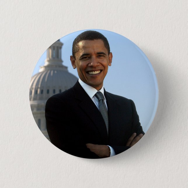 President Barack Obama 2 Inch Round Button (Front)