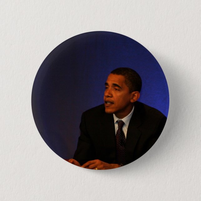 President Barack Obama 2 Inch Round Button (Front)
