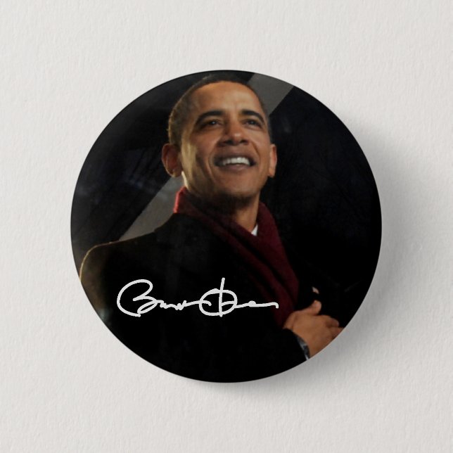 President Barack Obama 2 Inch Round Button (Front)