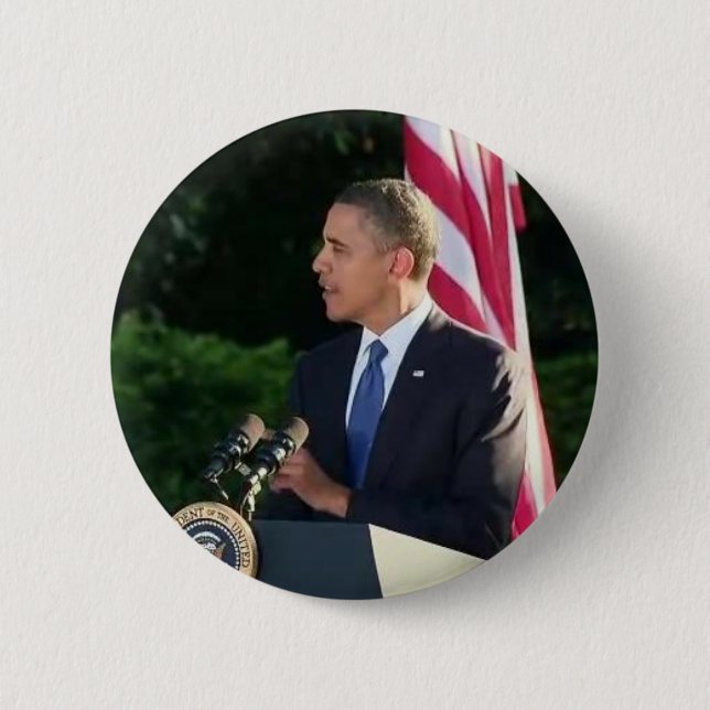President Barack Obama 2 Inch Round Button (Front)