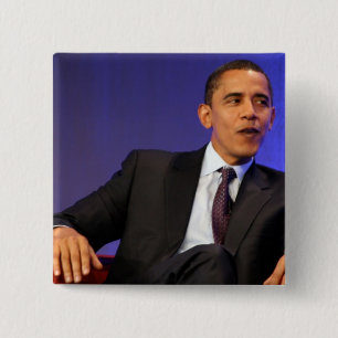 President Barack Obama 2 Inch Square Button