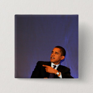 President Barack Obama 2 Inch Square Button