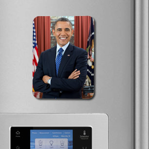 President Barack Obama 2nd Term Official Portrait Magnet