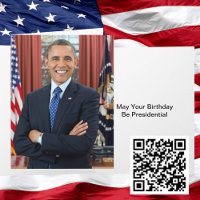 President Barack Obama 2nd Term Portrait Birthday
