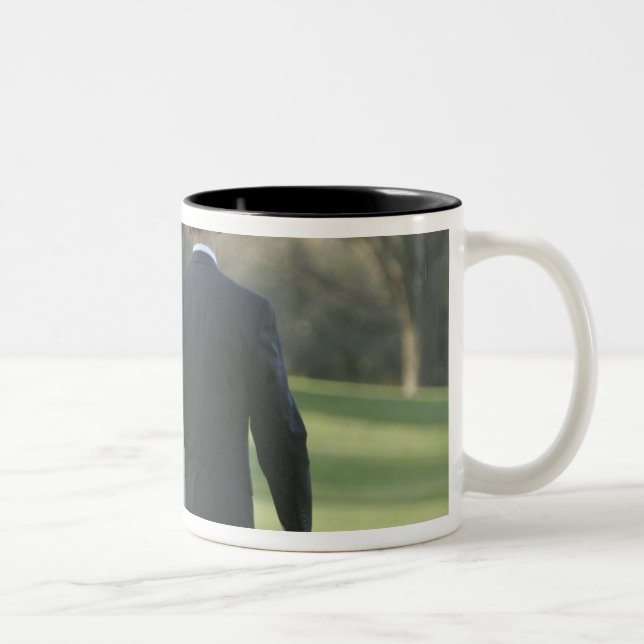 President Barack Obama and First Lady Michelle Two-Tone Coffee Mug (Right)