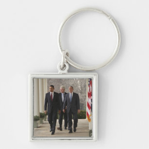 President Barack Obama and former presidents Keychain