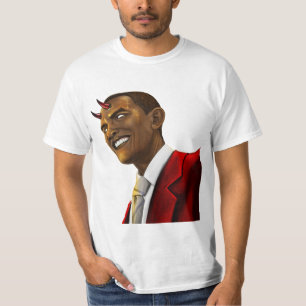 President Barack Obama as the Devil Halloween T-Shirt