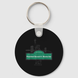 President Barack Obama Ave. Keychain