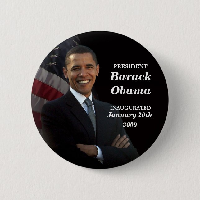 President Barack Obama Button (Front)