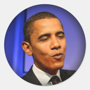 President Barack Obama Classic Round Sticker