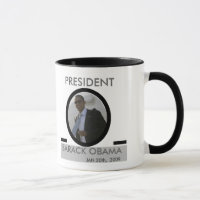PRESIDENT BARACK OBAMA INAUGURATION MUG