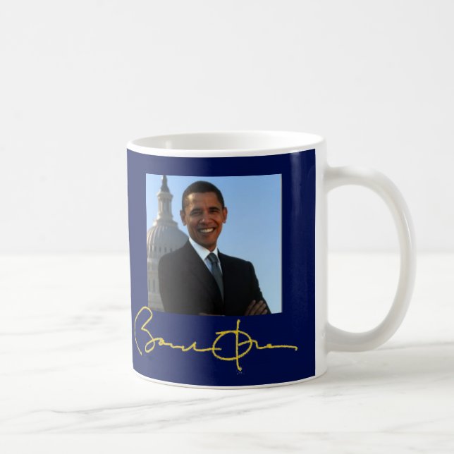 President Barack Obama Political Campaign Coffee Mug (Right)