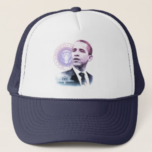 President Barack Obama Portrait Trucker Hat